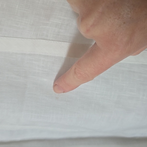 Island Company Latitude White Linen Mini Dress Size Small - Picture 7 of 10